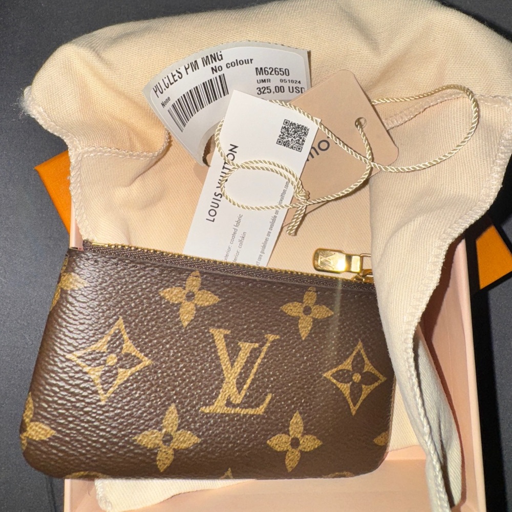 Louis Vuitton Brown Monogram Key Pouch